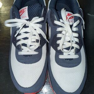 Nike Men's Sneakers - Navy and White